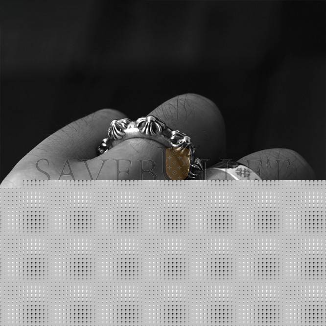 CHROME HEARTS CROSS BAND RING