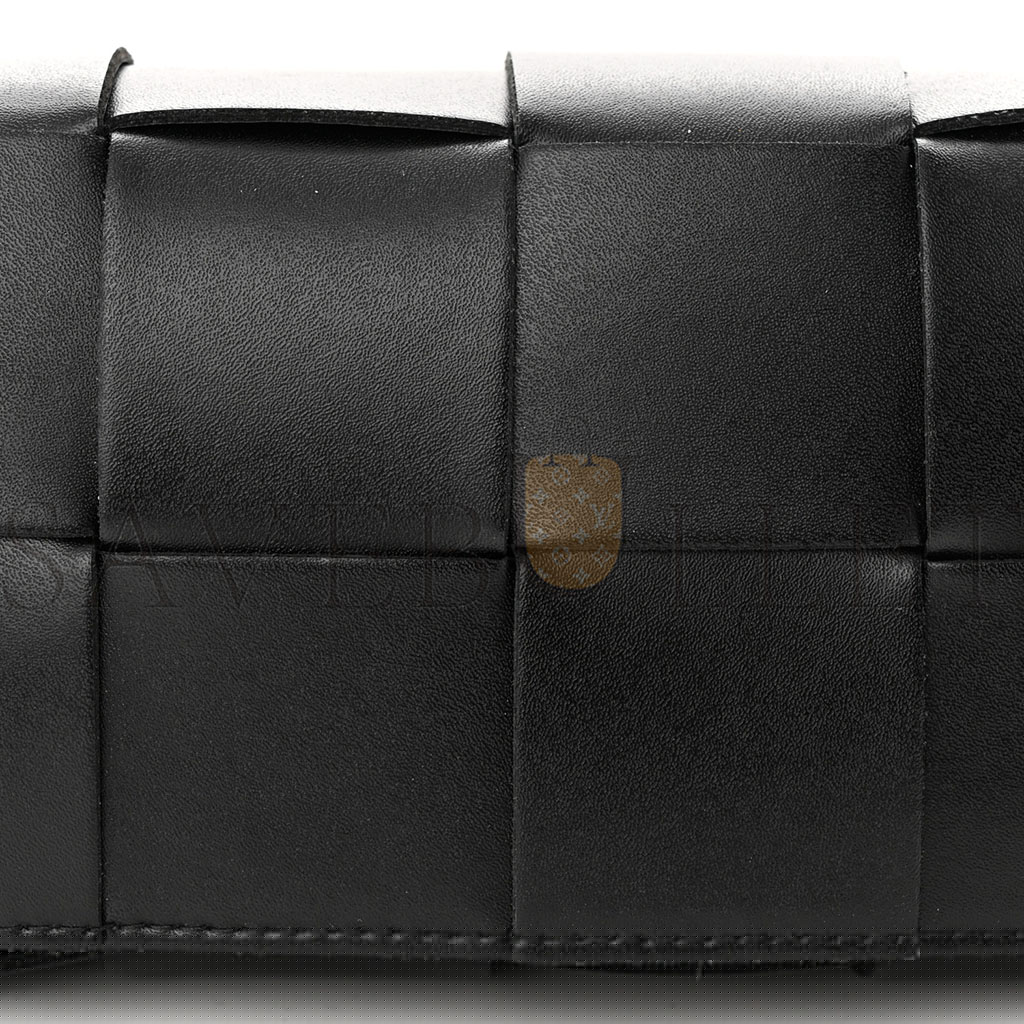 bo*te*ga Ve*ne*ta nappa maxi intreccio the belt cassette bag black  (18*10*5cm)