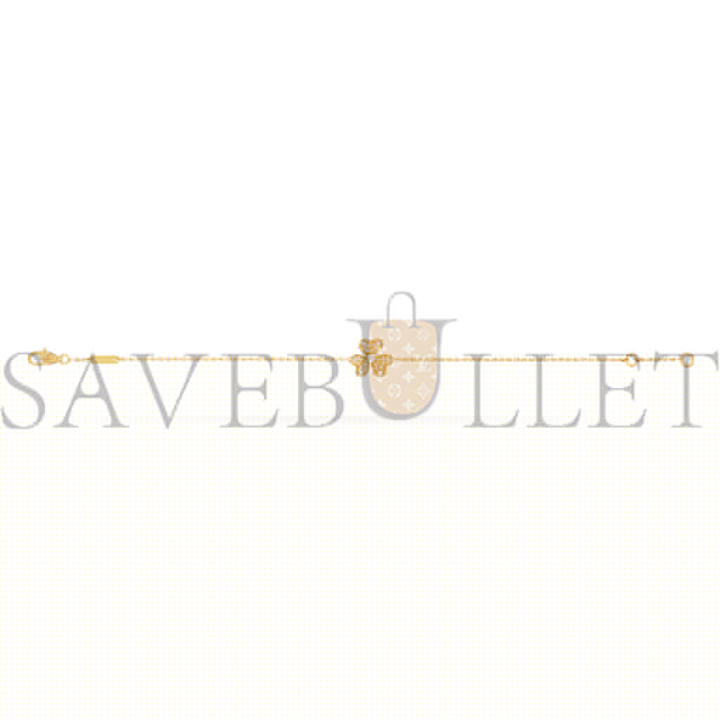 VAN CLEEF ARPELS FRIVOLE BRACELET, MINI MODEL - YELLOW GOLD, DIAMOND  VCARP24100