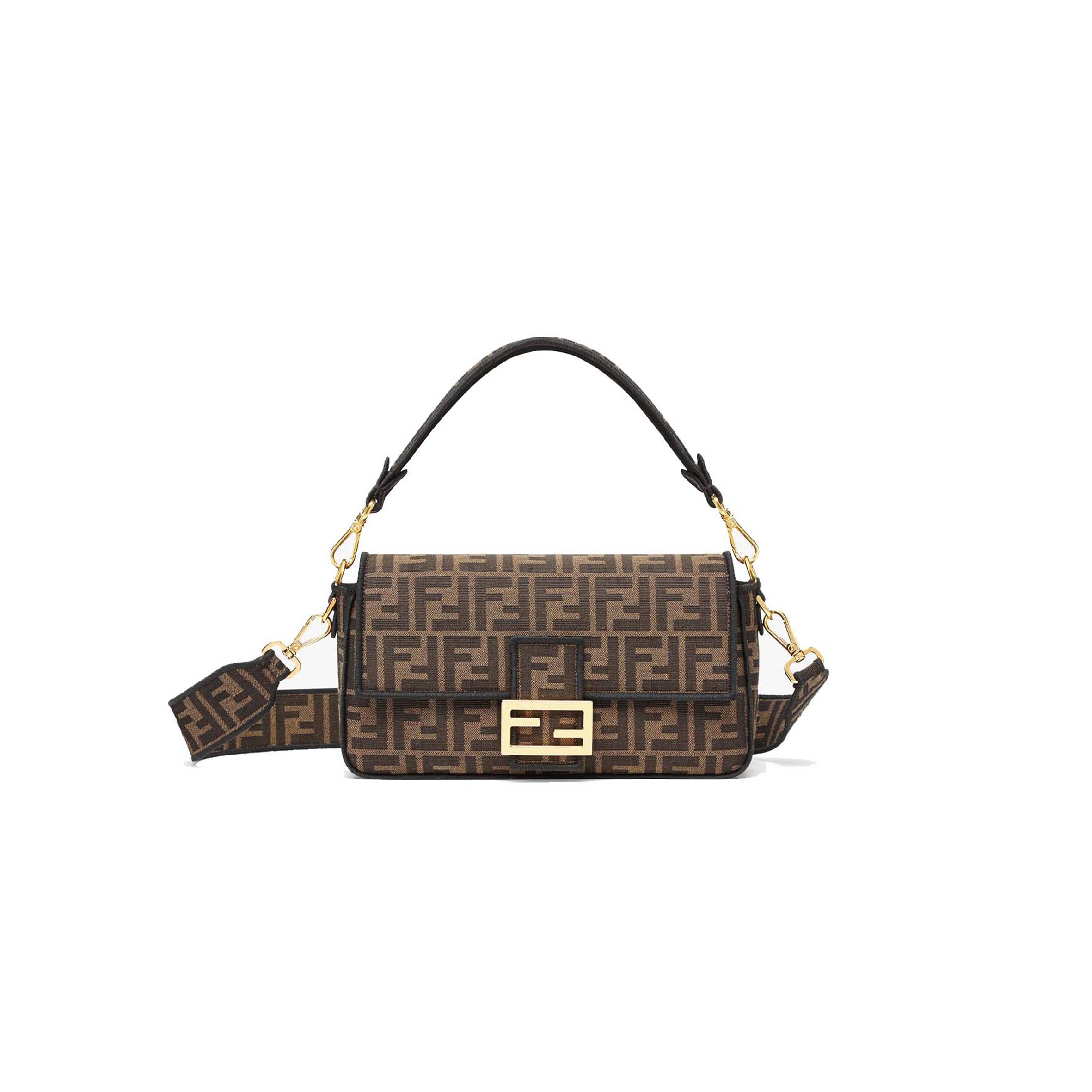 F**di baguette - jacquard ff fabric bag 8br600a6v5f17u4 (27*15*6cm)