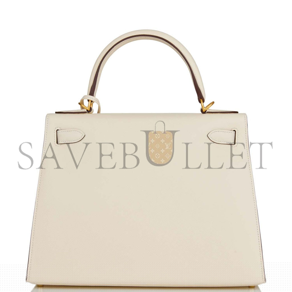 H**mes special order (hss) kelly sellier 28 nata verso epsom brushed gold hardware  (28*22*10cm)