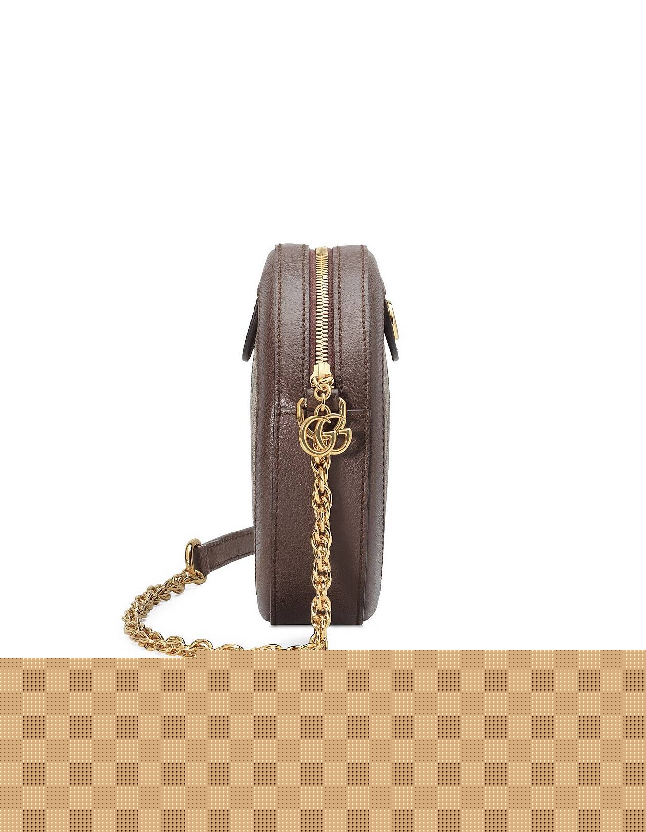 G*u*i ophidia mini gg round shoulder bag 550618  (18*18*4.5cm)