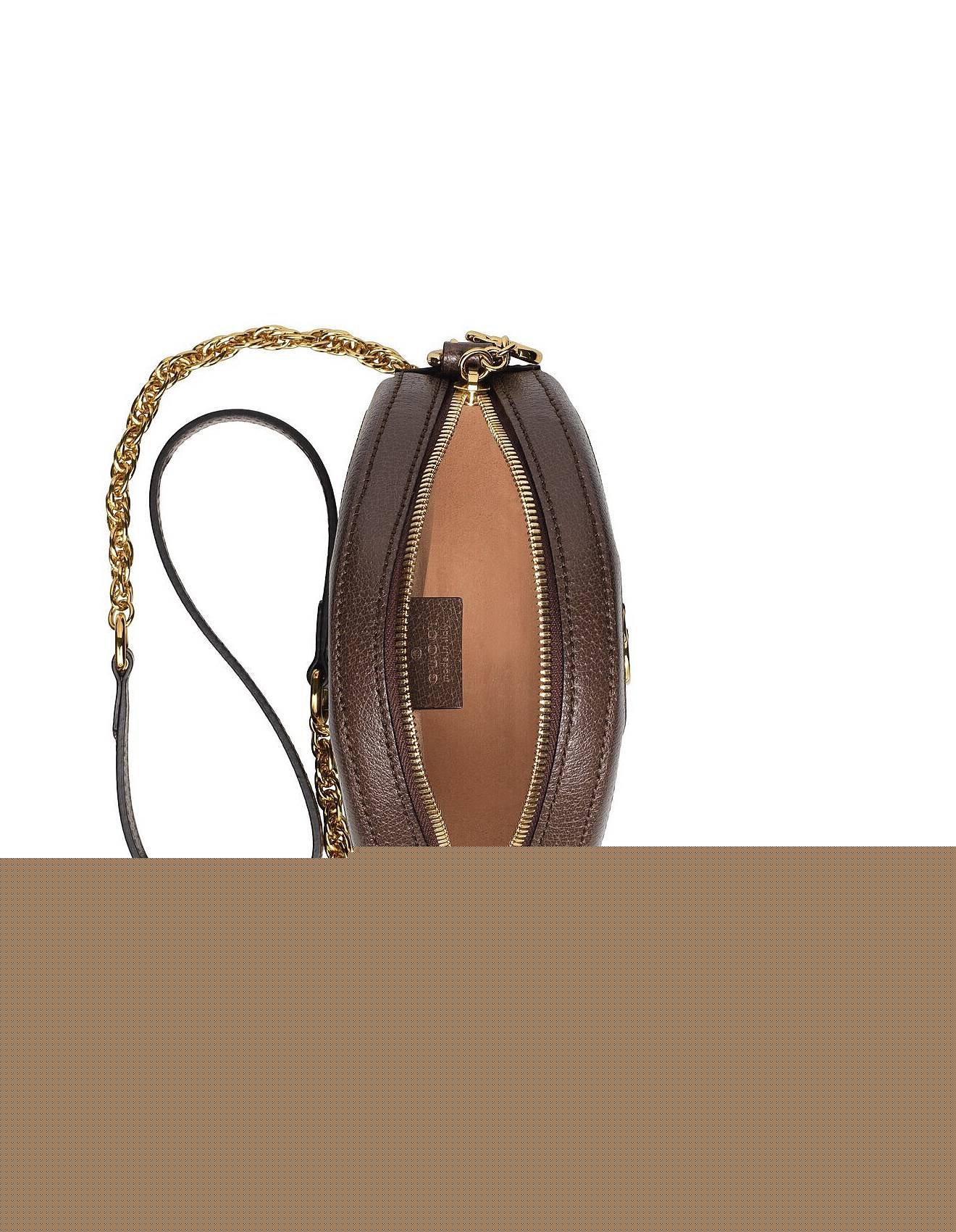 G*u*i ophidia mini gg round shoulder bag 550618  (18*18*4.5cm)